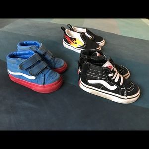 Boys Vans size 4-4.5